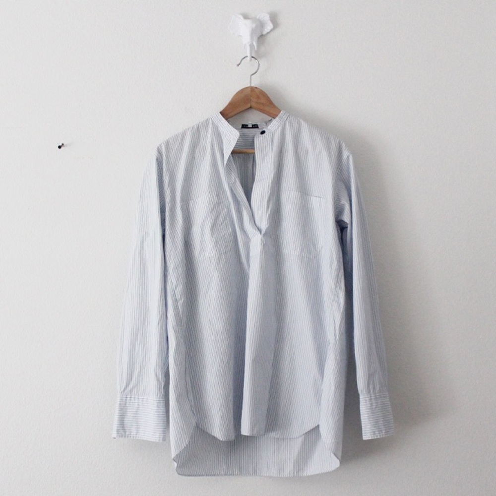 🎉 HP🎉Helmut Lang Striped Long Sleeve Shirt L1235